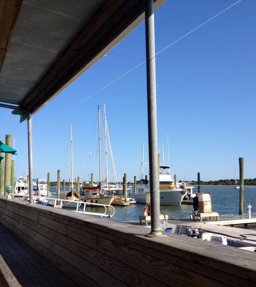 The view from Finz, Beaufort, North Carolina